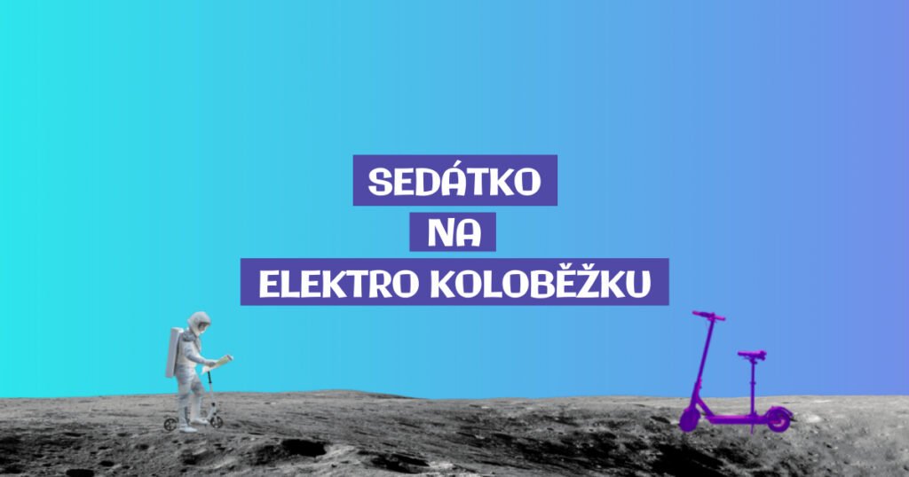 Sedátko na elektro koloběžku